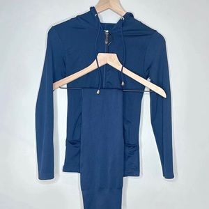 Navy Blue two piece set